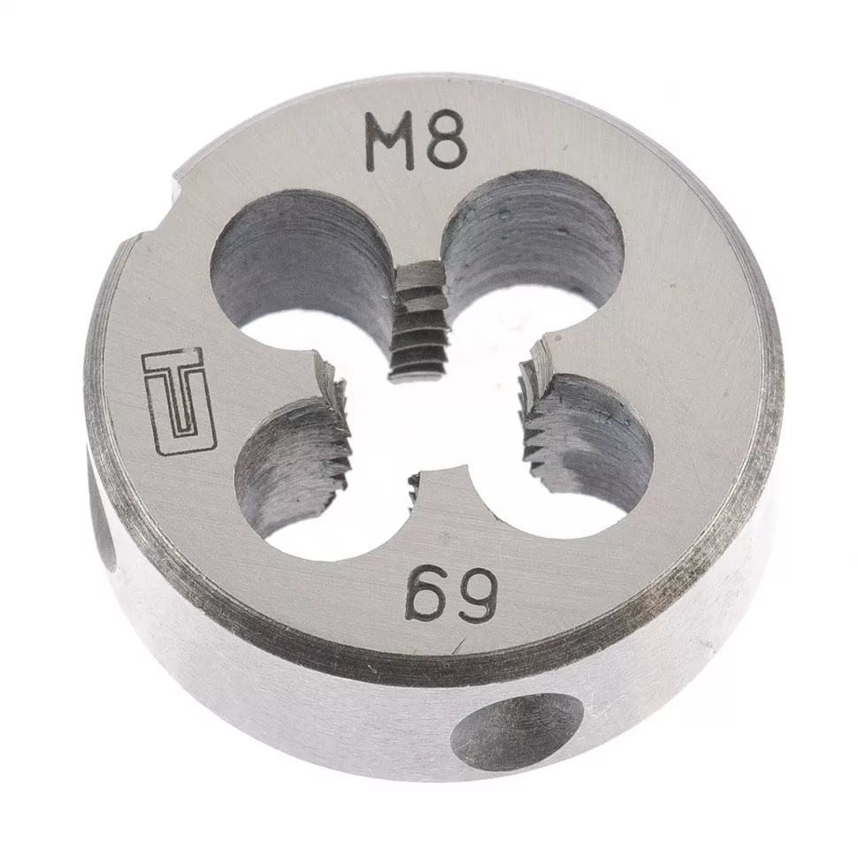 Плашка М8х1,25 (Р) 34197 Плашка М8х1,25 (Р) 34197