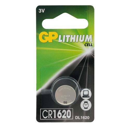Батарейка GP Lithium CR1620 BP1 (1шт) Батарейка GP Lithium CR1620 BP1 (1шт)
