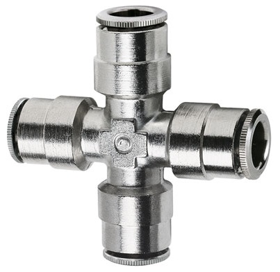 Фитинг цанга крест Camozzi 6600 12 Фитинг цанга крест Camozzi 6600 12