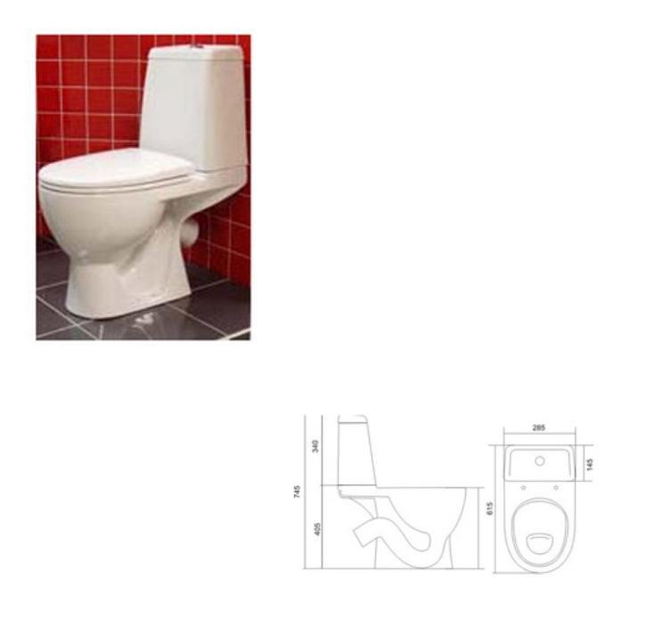 Унитаз-компакт 2-клавиши, нижний подвес SMARTsant "Реал" VT5401W* Унитаз-компакт 2-клавиши, нижний подвес SMARTsant "Реал" VT5401W*