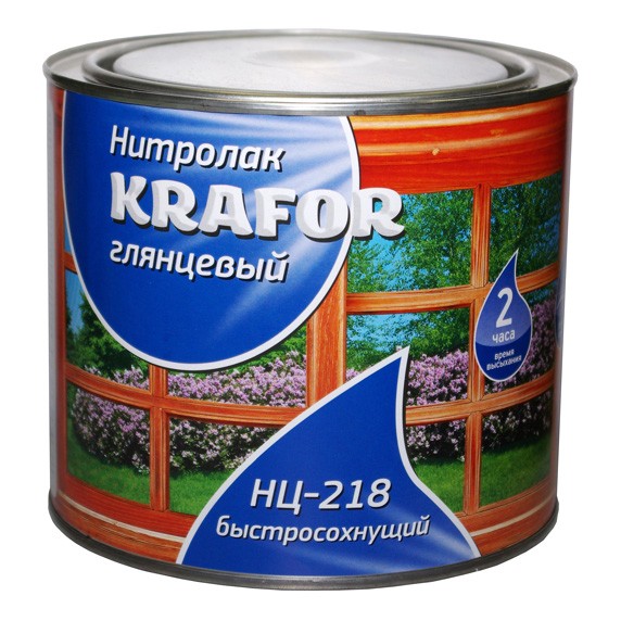 ЛАК Krafor НЦ-218  1,7 кг 26511 43229