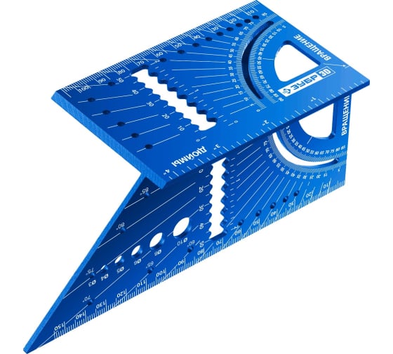 Угольник многофункциональный Зубр 3D алюминиевый 34399 Угольник многофункциональный Зубр 3D алюминиевый 34399