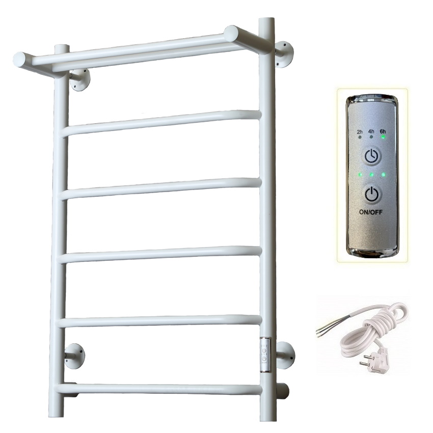 Полотенцесушитель Тругор СП 6 П 800х500 мм белый ВГП Полотенцесушитель Тругор СП 6 П 800х500 мм белый ВГП