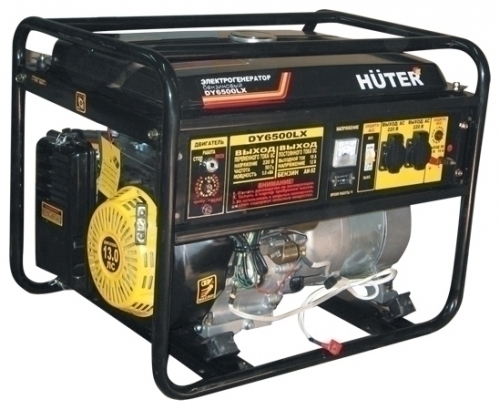 Генератор бензиновый Huter DY 6500LX (64/1/7) Генератор бензиновый Huter DY 6500LX (64/1/7)