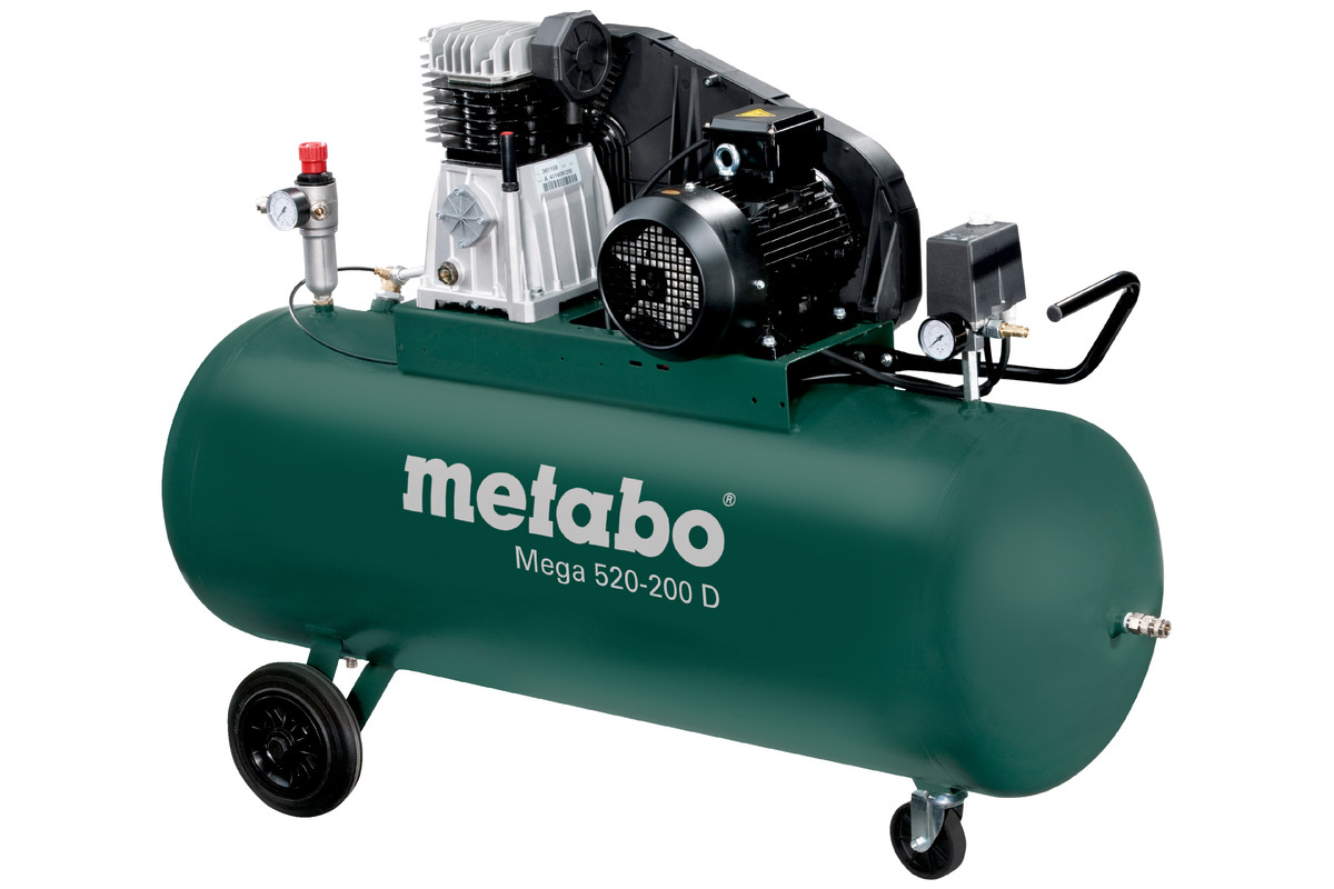 Компрессор Metabo MEGA 520-200 D 601541000 Компрессор Metabo MEGA 520-200 D 601541000