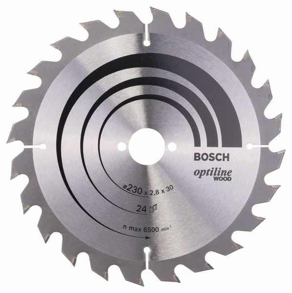 Диск пильный по дереву (230x30 z24) BOSCH Optiline Wood 2.608.640.627 Диск пильный по дереву (230x30 z24) BOSCH Optiline Wood 2.608.640.627