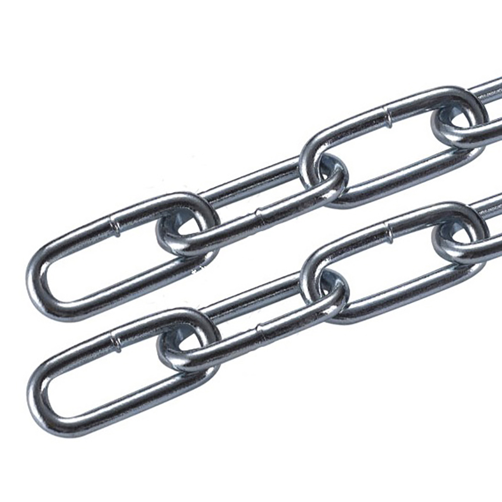 Цепь длиннозвенная 5мм нерж S+P DIN763 Цепь длиннозвенная 5мм нерж S+P DIN763