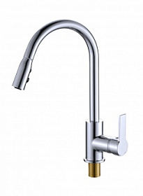 Смеситель KONNER "KITCHEN" для кухни с выдвижным изливом KIT1203 KONNER Смеситель KONNER "KITCHEN" для кухни с выдвижным изливом KIT1203 KONNER