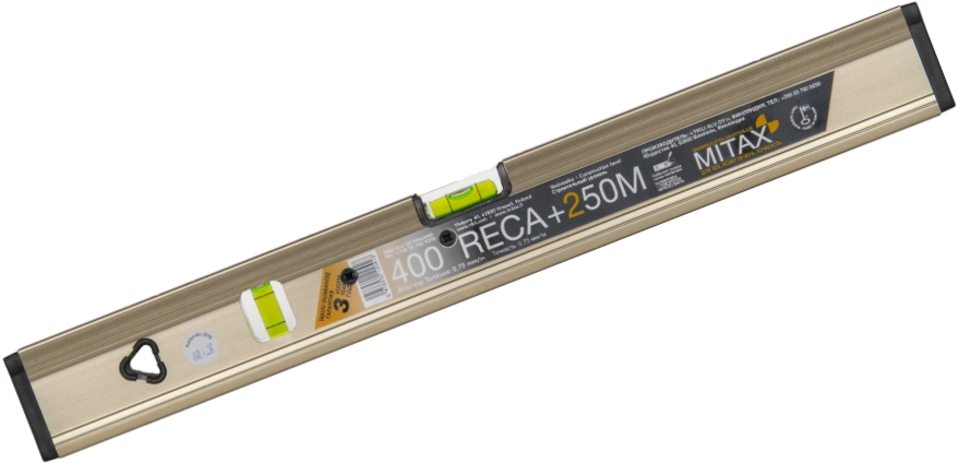 Уровень MITAX 400мм RECA+ 250M магнитный R+M400 Уровень MITAX 400мм RECA+ 250M магнитный R+M400
