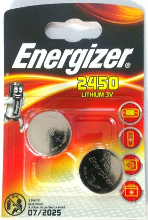 Батарейка 3V 2450 Energizer E300830701 Батарейка 3V 2450 Energizer E300830701