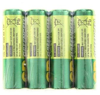 Батарейка GP АА Greencell LR06 BP4 (4шт) Батарейка GP АА Greencell LR06 BP4 (4шт)