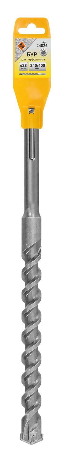 Бур SDSmax ф28х240/400 Энкор 24026 Бур SDSmax ф28х240/400 Энкор 24026