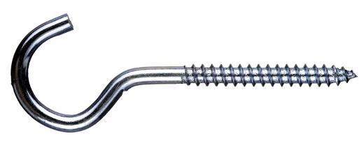 Шуруп-крючок полукольцо 8х100 мм Шуруп-крючок полукольцо 8х100 мм