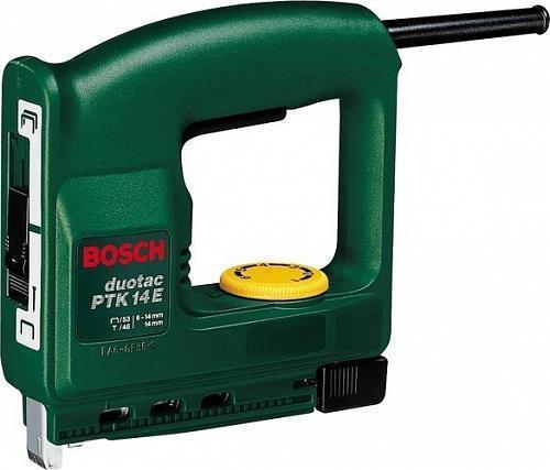 Пистолет скобозабивной PTK 14 Е бытовой BOSCH 0 603 265 208 Пистолет скобозабивной PTK 14 Е бытовой BOSCH 0 603 265 208