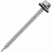 Саморез для крепления кровельных материалов 6,3х 80 цинк Саморез для крепления кровельных материалов 6,3х 80 цинк