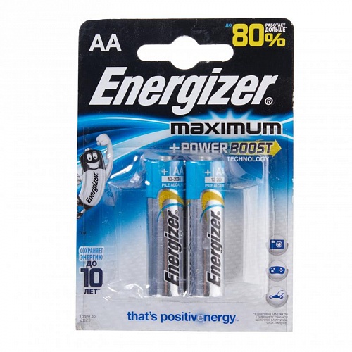 Батарейка AA Maximum 2шт Energizer 638634 Батарейка AA Maximum 2шт Energizer 638634