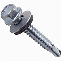 Саморез для крепления кровельных материалов 5,5х19 цинк Саморез для крепления кровельных материалов 5,5х19 цинк