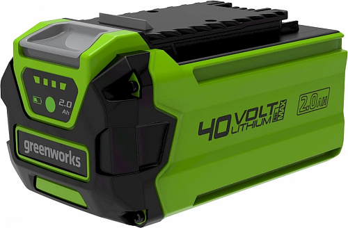Аккумулятор Greenworks G40B2 (40 V; 2 А.ч) 2926907 Аккумулятор Greenworks G40B2 (40 V; 2 А.ч) 2926907