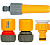 Набор для полива HoZelock 2372 с коннекторами 3/4" 2372P3600