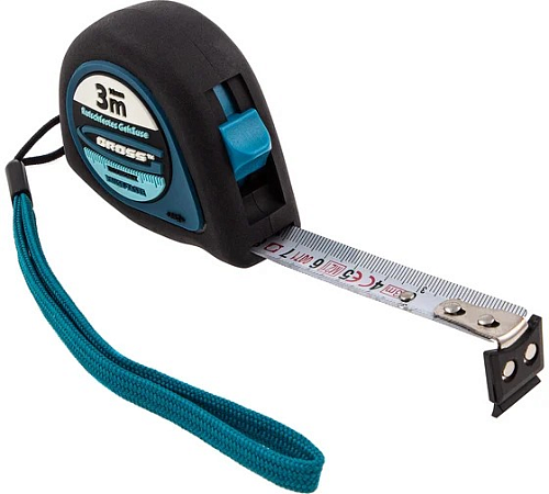 Рулетка Gross 3м с магнитным зацепом Ergonomisch 31101 Рулетка Gross 3м с магнитным зацепом Ergonomisch 31101