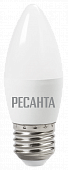 Лампа светодиодная Ресанта 6Вт свеча 4000К нейтральный Е27 LL-R-C37-6W-230-4K-E27