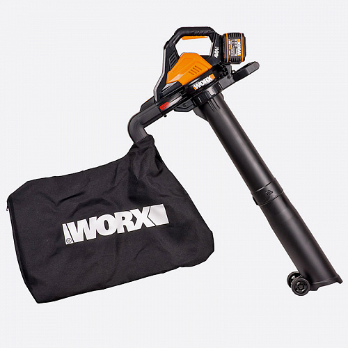 Воздуходувка-пылесос аккумуляторная WORX WG583E Воздуходувка-пылесос аккумуляторная WORX WG583E