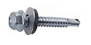 Саморез для крепления кровельных материалов Энкор-Креп 4,8х29 цинк 500 шт 431501 Саморез для крепления кровельных материалов Энкор-Креп 4,8х29 цинк 500 шт 431501