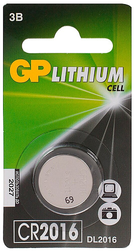 Батарейка GP Lithium CR2016 BP1 (1шт) Батарейка GP Lithium CR2016 BP1 (1шт)