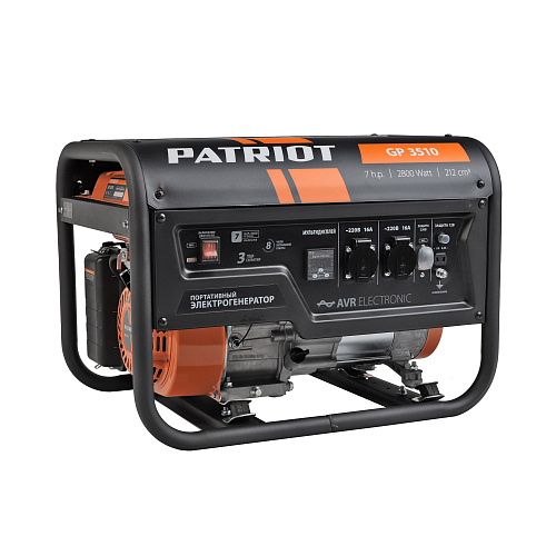 Генератор бензиновый Patriot GP 3510 (474101535) Генератор бензиновый Patriot GP 3510 (474101535)