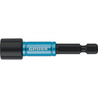 Головка торцевая магнитная Gross 10мм S2 6-г хв. 1/4' 11619