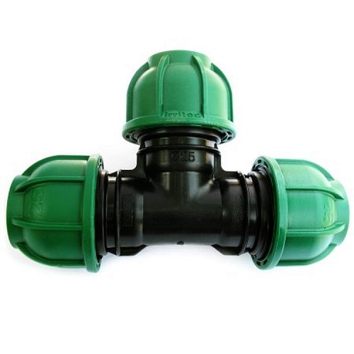 Тройник компрессионный 25х25х25 (PN10) Тройник компрессионный 25х25х25 (PN10)