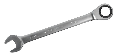 Ключ комбинированный Энкор 27х27 с трещоткой 26347 Ключ комбинированный Энкор 27х27 с трещоткой 26347