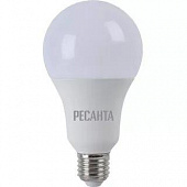 Лампа светодиодная Ресанта 20Вт груша 4000К нейтр Е27 LL-R-A80-20W-230-4K-E27