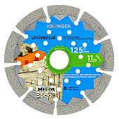 Круг алмазный Kronger ф125х1,8х11х22,2 арм. Universal Kronger U200125