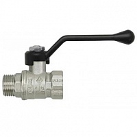 Кран шаровой 11/2" FM рукояткой алюминиевая (3/12) BUGATTI 605