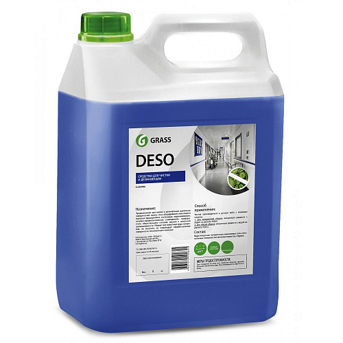 Средство для дезинфекции GraSS "Deso C10" 5л 125191 Средство для дезинфекции GraSS "Deso C10" 5л 125191