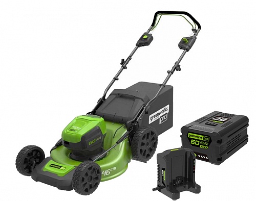 Газонокосилка аккумуляторная 60V Greenworks 2502807UB Газонокосилка аккумуляторная 60V Greenworks 2502807UB