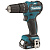 Шуруповерт аккумуляторный ударный Makita Б/Щ  HP 332 DWAX1