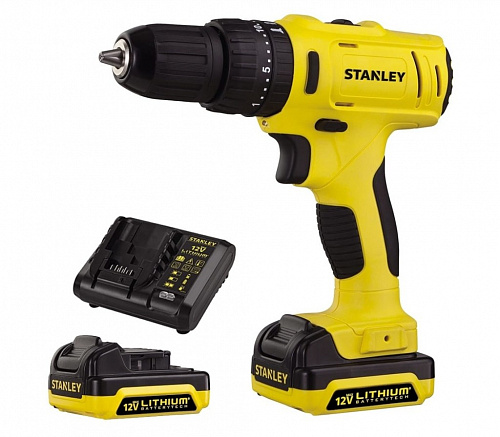 Шуруповерт аккумуляторный STANLEY SCD121S2K Шуруповерт аккумуляторный STANLEY SCD121S2K