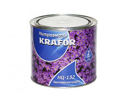 Эмаль Krafor НЦ-132 КРАСНАЯ 1,7 кг 26498