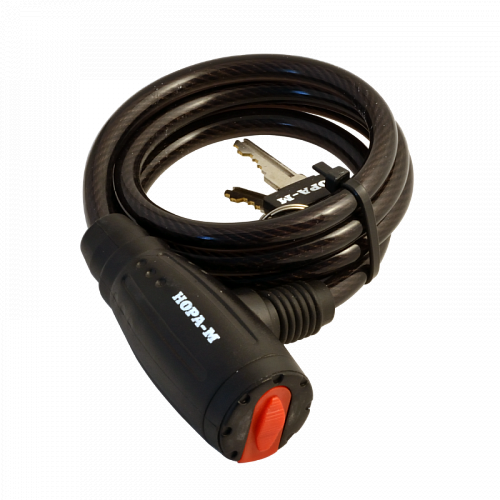 Замок велосипедный НОРА-М ф 8мм 1000мм 206 427