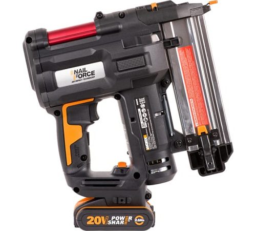 Степлер аккумуляторный Worx WX840 20В, 2Ач х1, ЗУ, кейс Степлер аккумуляторный Worx WX840 20В, 2Ач х1, ЗУ, кейс