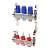 Коллектор из нержавеющей стали для теплого пола в сборе MVI на 3 вых., арт. MS.503.06